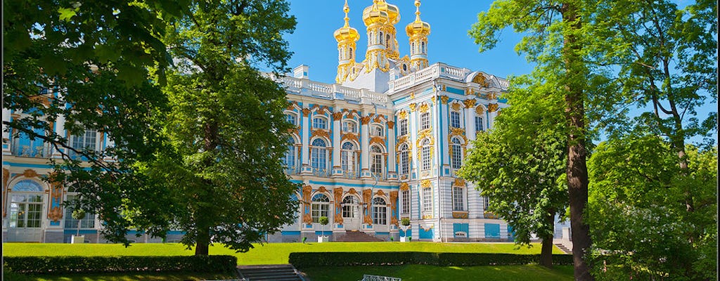 Catherine Palace Tour mit öffentlichen Verkehrsmitteln mit Abholung vom Hotel