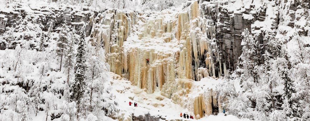 Korouoma Eiswasserfälle und Nationalparkwanderung