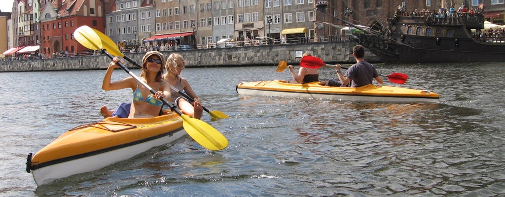 Gdansk tour by kayak on the Motława River