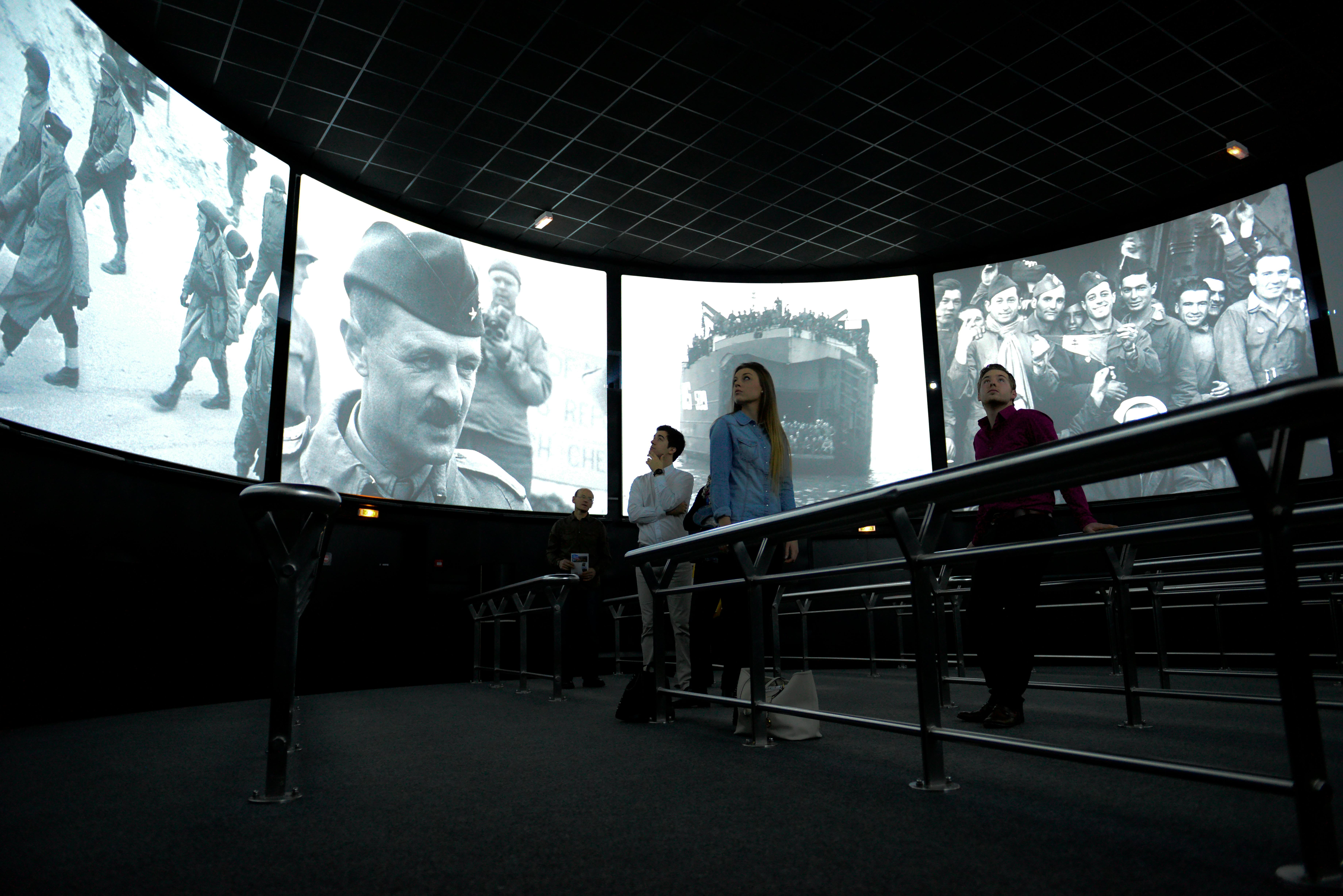 Billet d'entrée au cinéma circulaire Arromanches 360