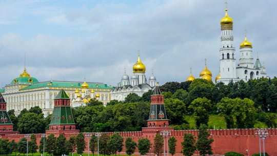 Excursão pelo Kremlin de Moscou e câmara de arsenal com guia de áudio