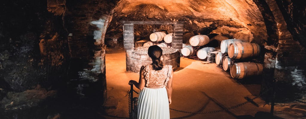 Dégustation dans les caves historiques de Montepulciano