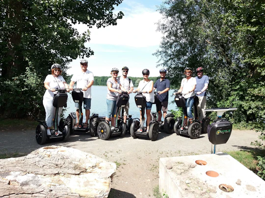 Self-balancing scooter tour lake Rötha