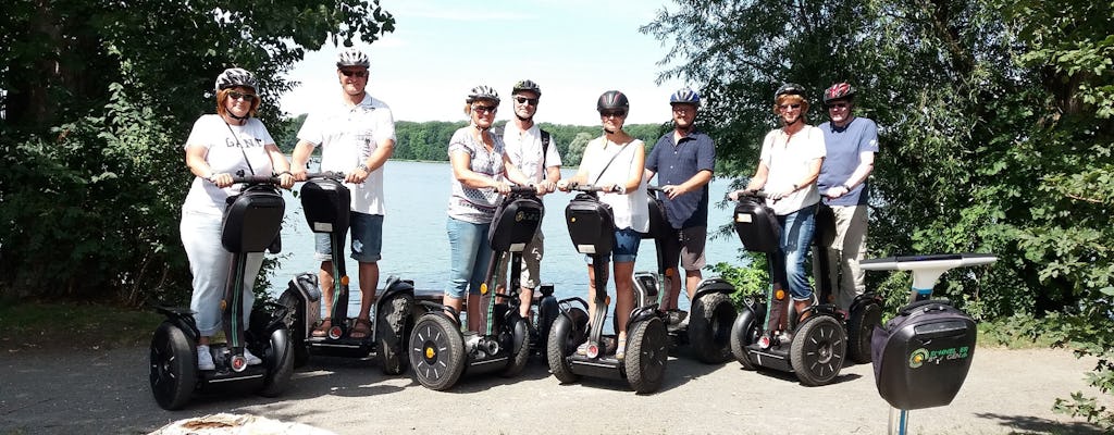 Self-balancing scooter tour lake Rötha