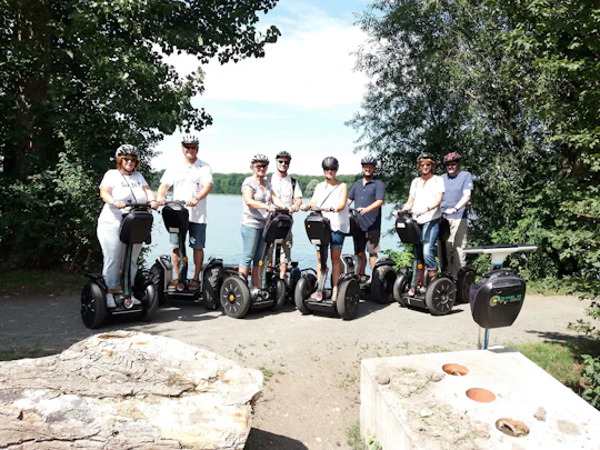 Self-balancing scooter tour lake Rötha