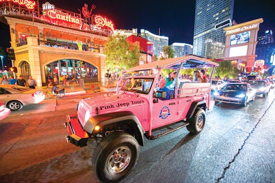 Tour storico di Las Vegas con luci intense