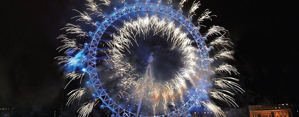 New Year’s Eve dinner and Thames cruise with fireworks