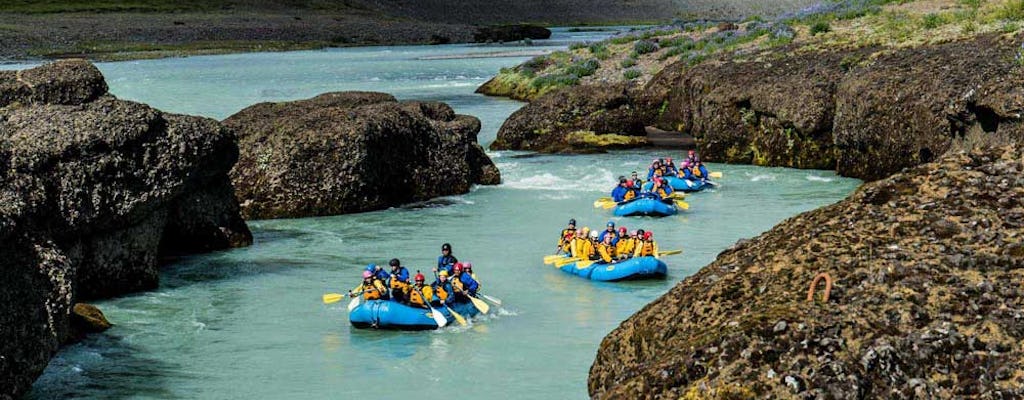 Golden circle and rafting day-tour