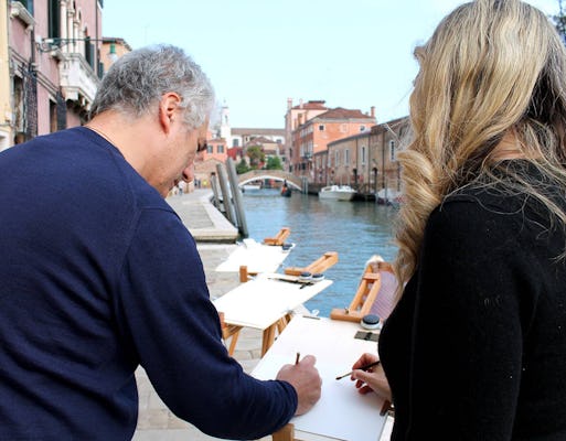 Taller de acuarelas en Venecia con un artista famoso.