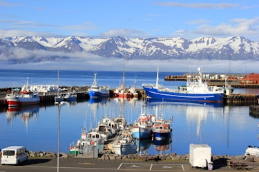 Uitjes in Akureyri, IJsland