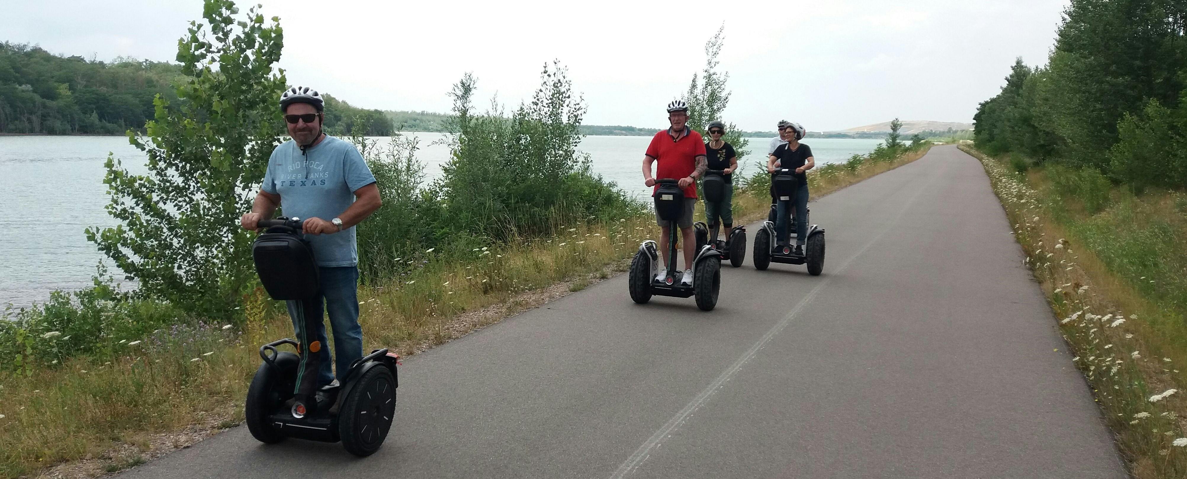 Self balancing scooter tour around Lake Störmthal Musement
