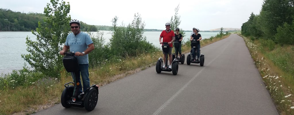 Self-balancing scooter tour around Lake Störmthal