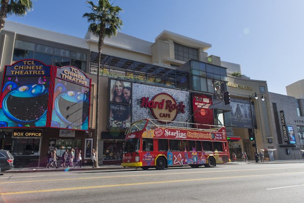City Sightseeing hop-on hop-off bus tour of Hollywood and Los Angeles