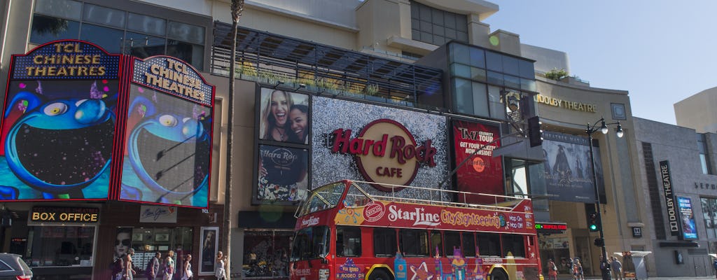 City Sightseeing hop-on hop-off bustour door Hollywood en Los Angeles