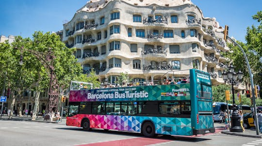 Bilhetes para o hop-on hop-off no Barcelona Bus Turístic