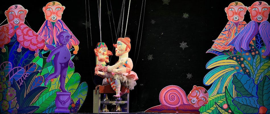 Spettacolo "Flauto magico" al Teatro Nazionale delle Marionette di Praga