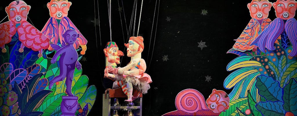 "Magic Flute" show at the National Marionette Theatre in Prague