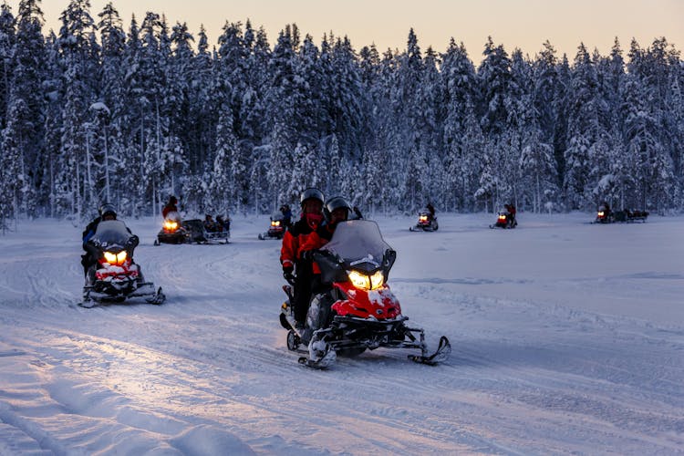 Levi Snowmobile Night Tour