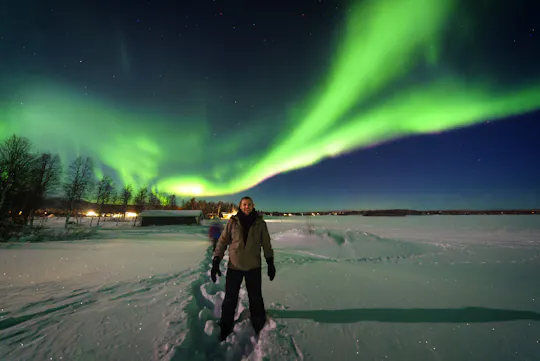 Rovaniemi snowmobile night tour