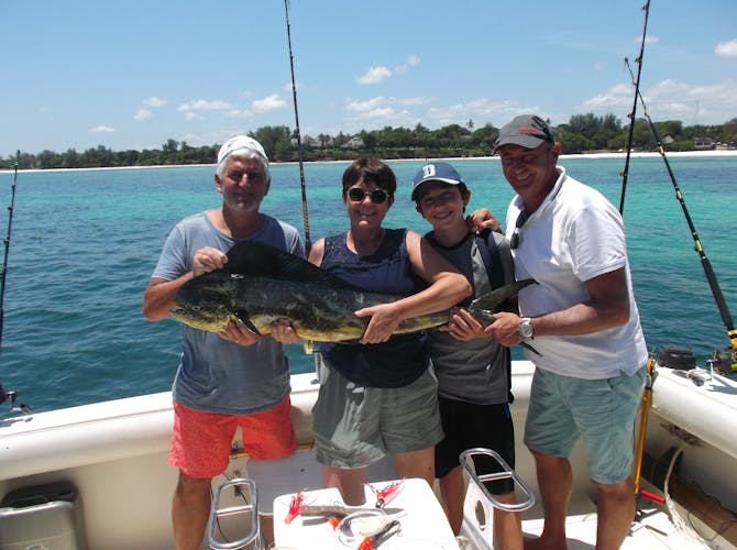 Mombasa deep sea fishing tour