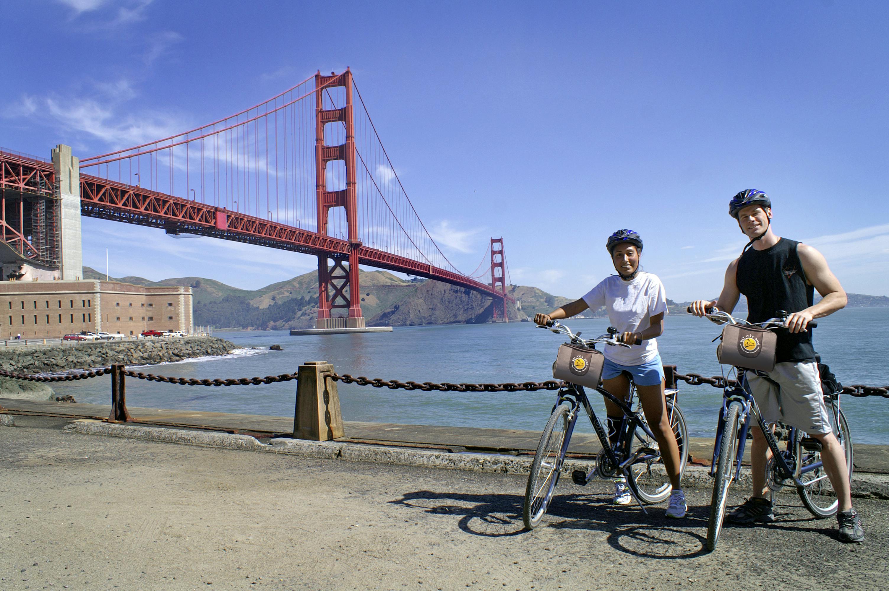 San Francisco Hop-on-Hop-off-Bus- und Fahrradverleih