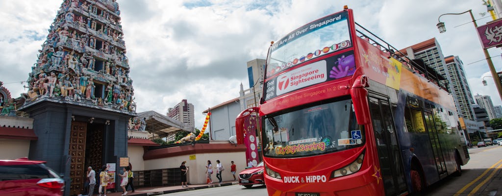Wycieczka autobusem hop-on hop-off po Singapurze