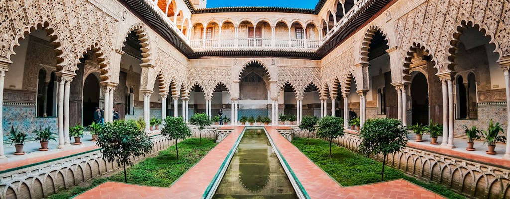 Billets coupe-file et visite guidée de la cathédrale de Séville, de la Giralda et de l'Alcazar