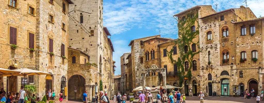 San Gimignano, Siena, Monteriggioni y Chianti con cata de vinos