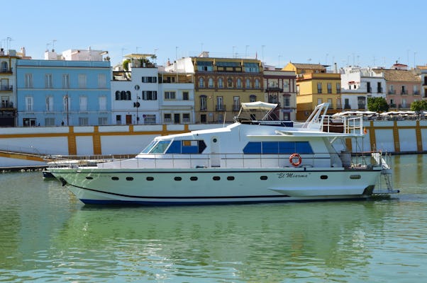 Seville yacht ride along the Guadalquivir with lunch