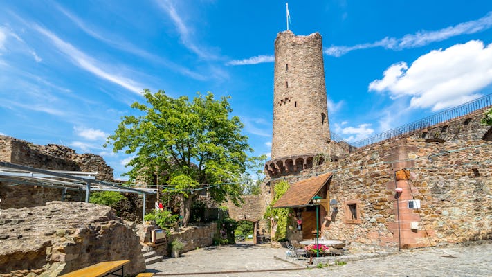 Tour mit E-Stehroller zur Burg Windeck in Weinheim