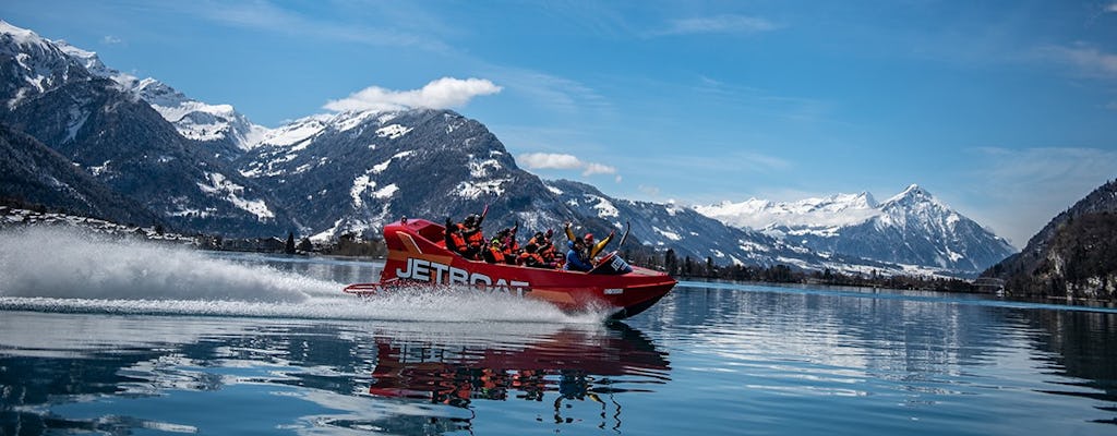 Winter Jetboat Ride on Lake Brienz in Interlaken