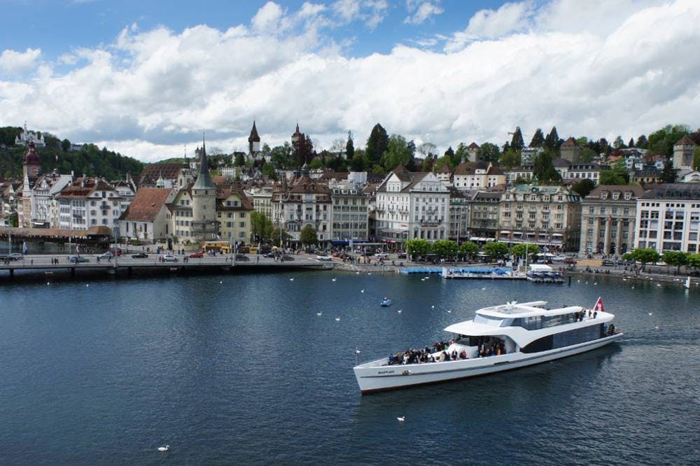 Visite d'une journée de Lucerne avec croisière en yacht au départ de Zurich