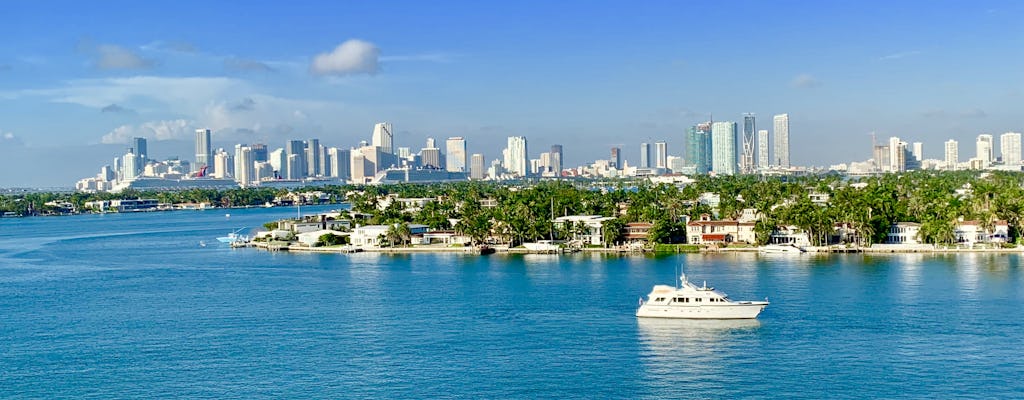 Miami Movie tour with sightseeing boat