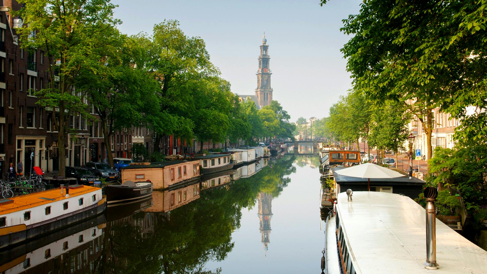 Caminata de descubrimiento autoguiada en el barrio de Jordaan en Ámsterdam