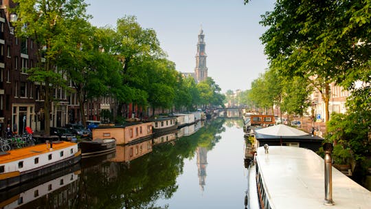 Caminhada de descoberta autoguiada no nieghborhood Jordaan em Amsterdã