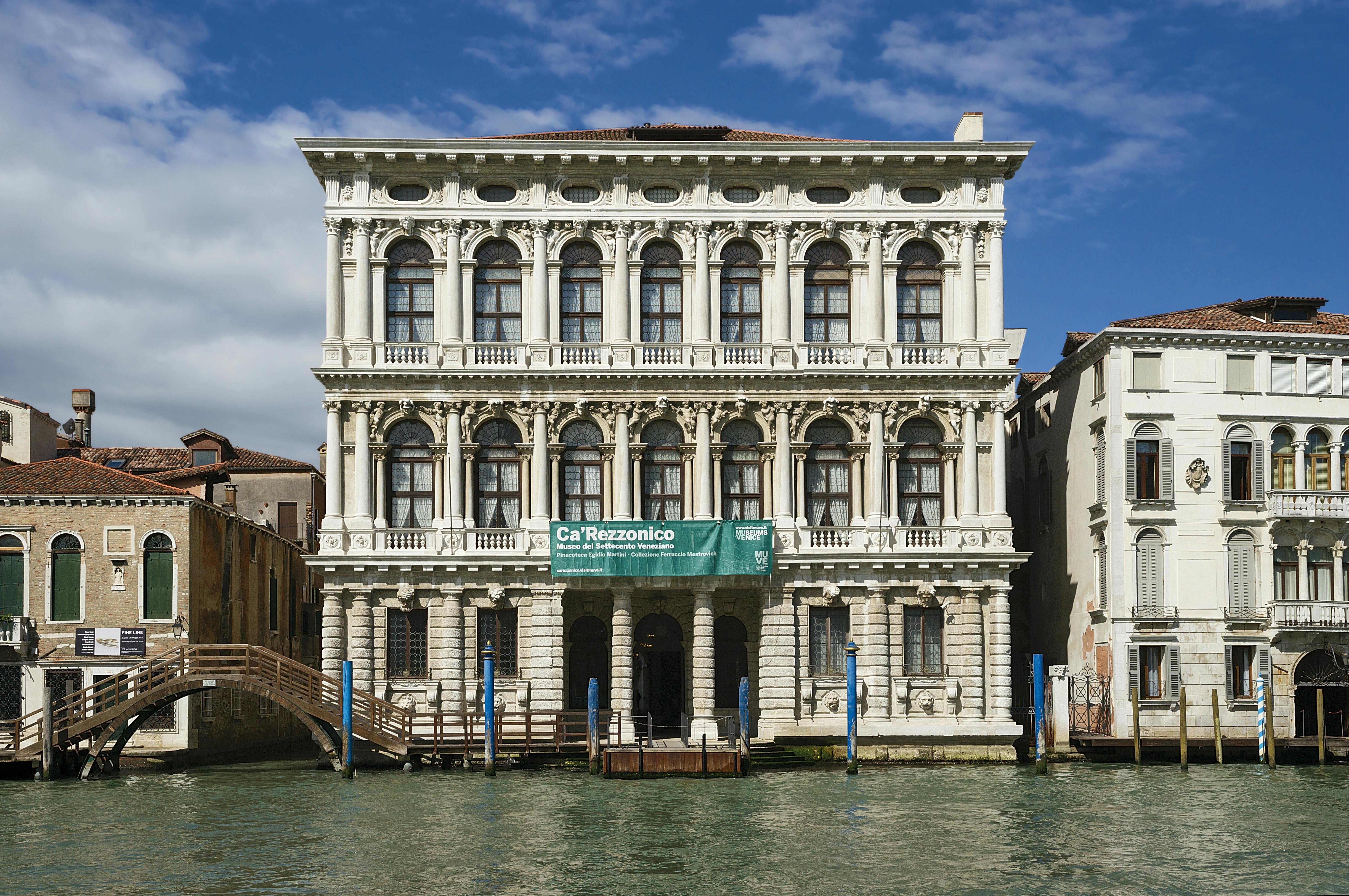 Bilhetes de entrada para o Museu de Veneza do século XVIII Ca' Rezzonico