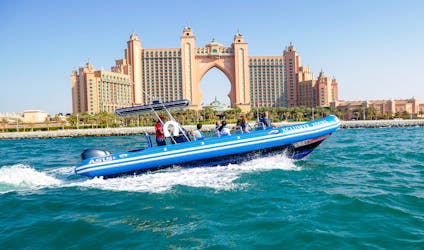 Paseo en lancha rápida por el puerto deportivo de Dubái, Atlantis y Burj Al Arab