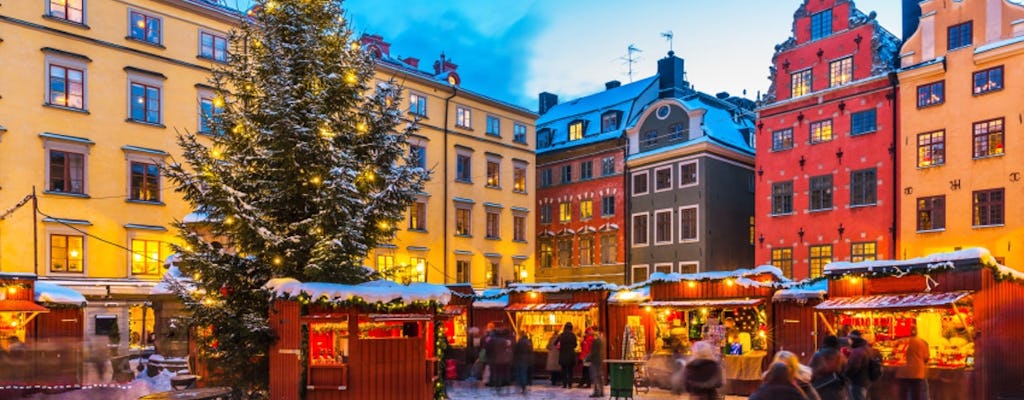 Visite du marché de Noël à Stockholm