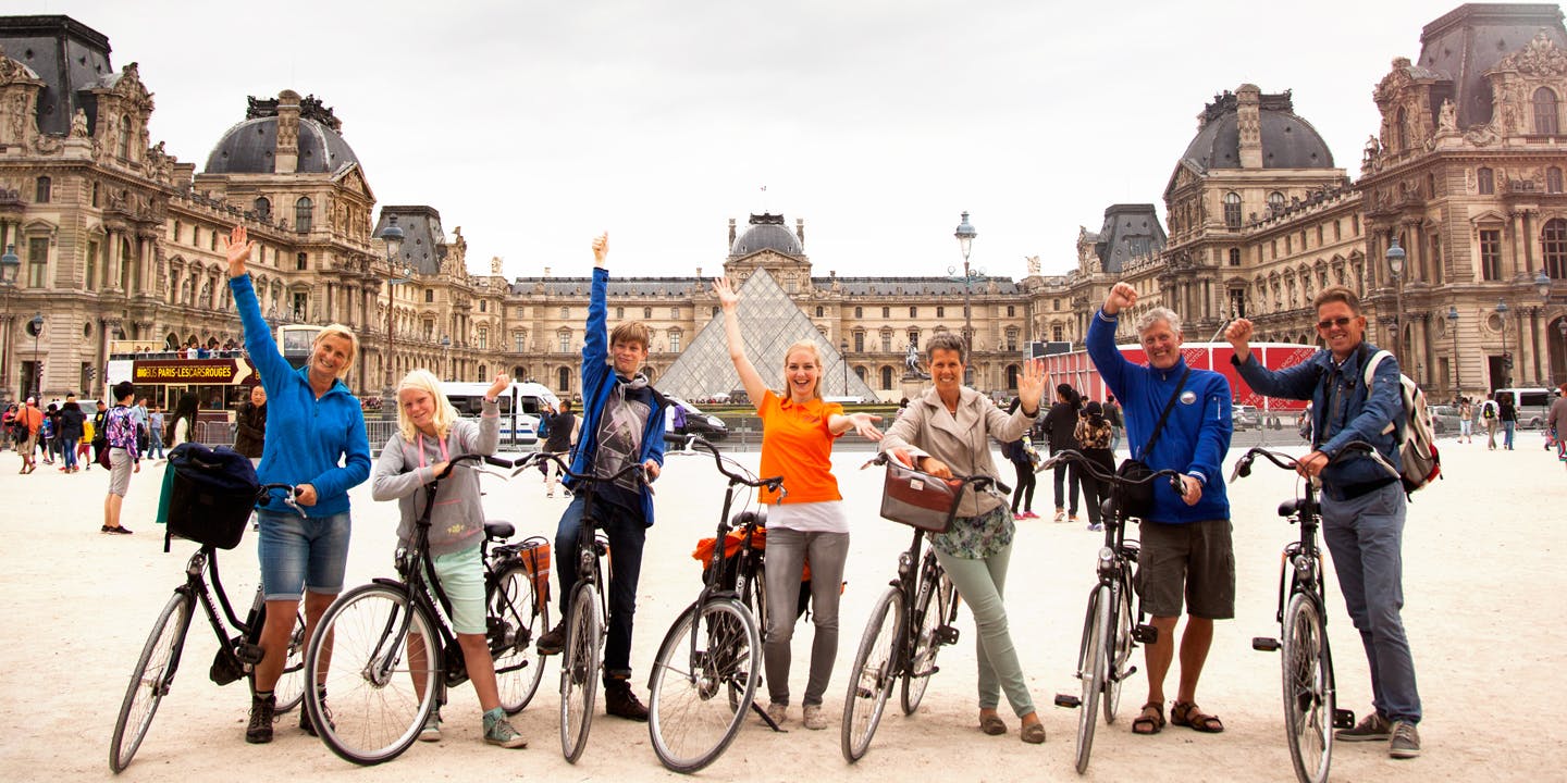 Hoogtepunten van de begeleide fietstocht door Parijs