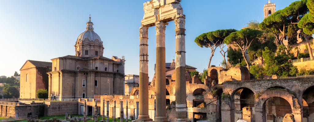 Tour en grupos pequeños con entradas sin colas al Coliseo y el Foro Romano