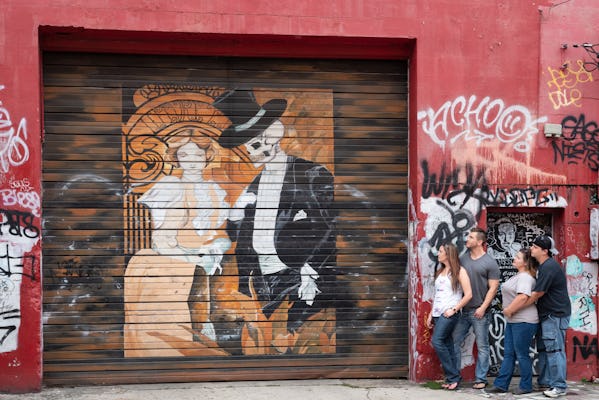 New Orleans street art and mural walk featuring Banksy art