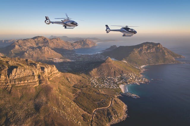Dwa Oceany 25-minutowy malowniczy lot helikopterem w Kapsztadzie