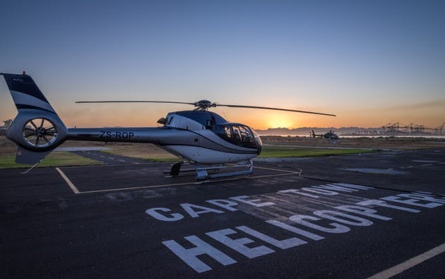 Vol panoramique en hélicoptère de 50 minutes sur toute la péninsule au Cap