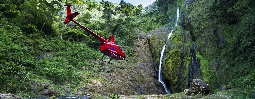 La Jalda Waterfall by Helicopter