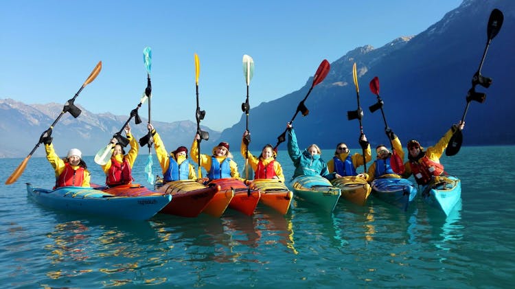 Winter Half Day Kayak tour on Lake Brienz