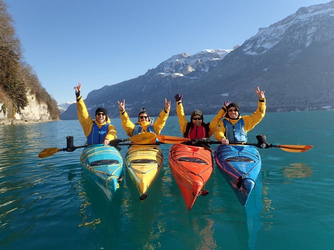 Winter Half Day Kayak tour on Lake Brienz