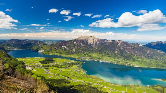 Wycieczka po jeziorach i górach z Salzburga autobusem