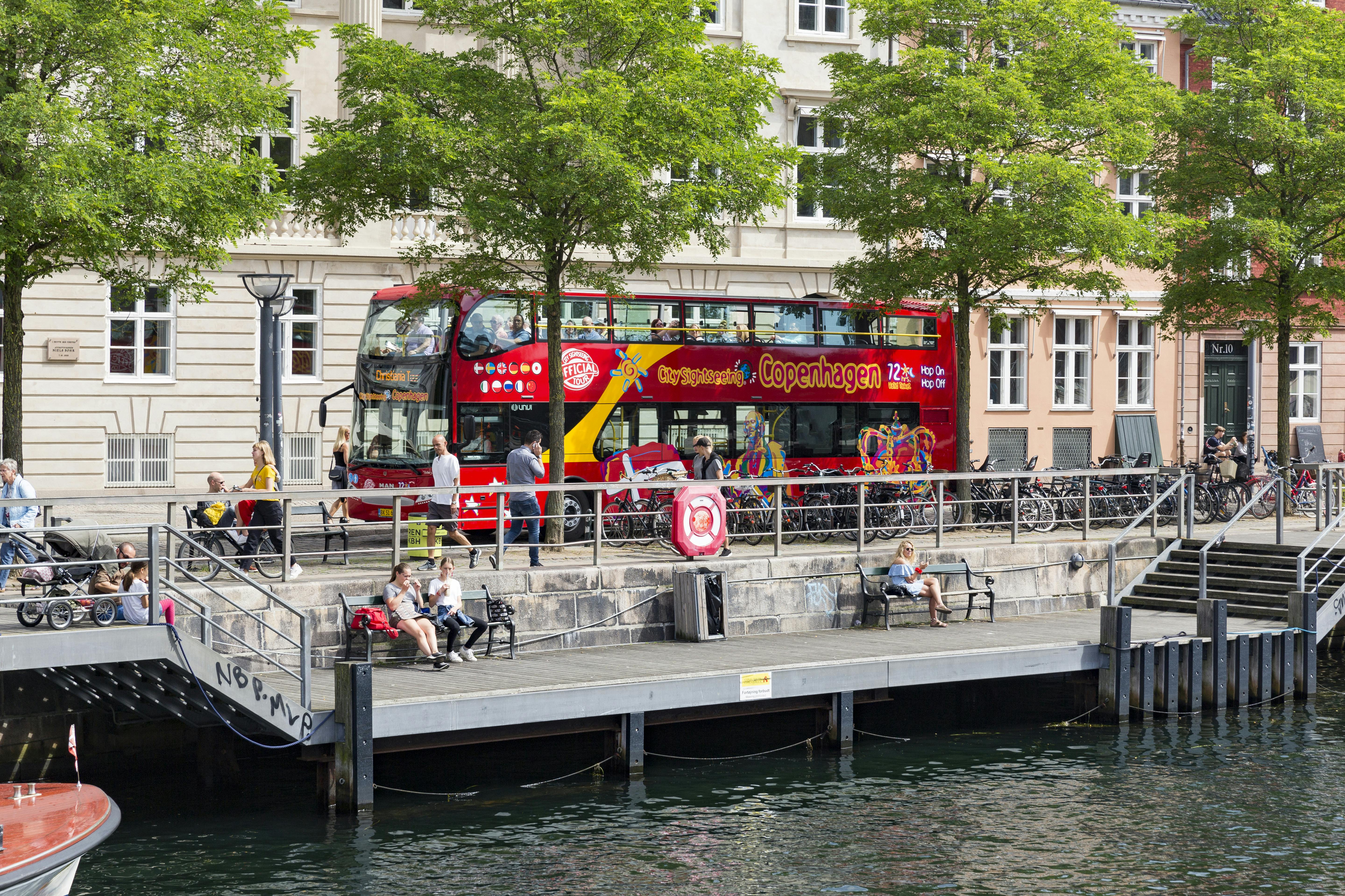 Billete para el autobús turístico City Sightseeing de Copenhague