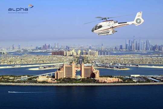 17-minute helicopter tour over Dubai