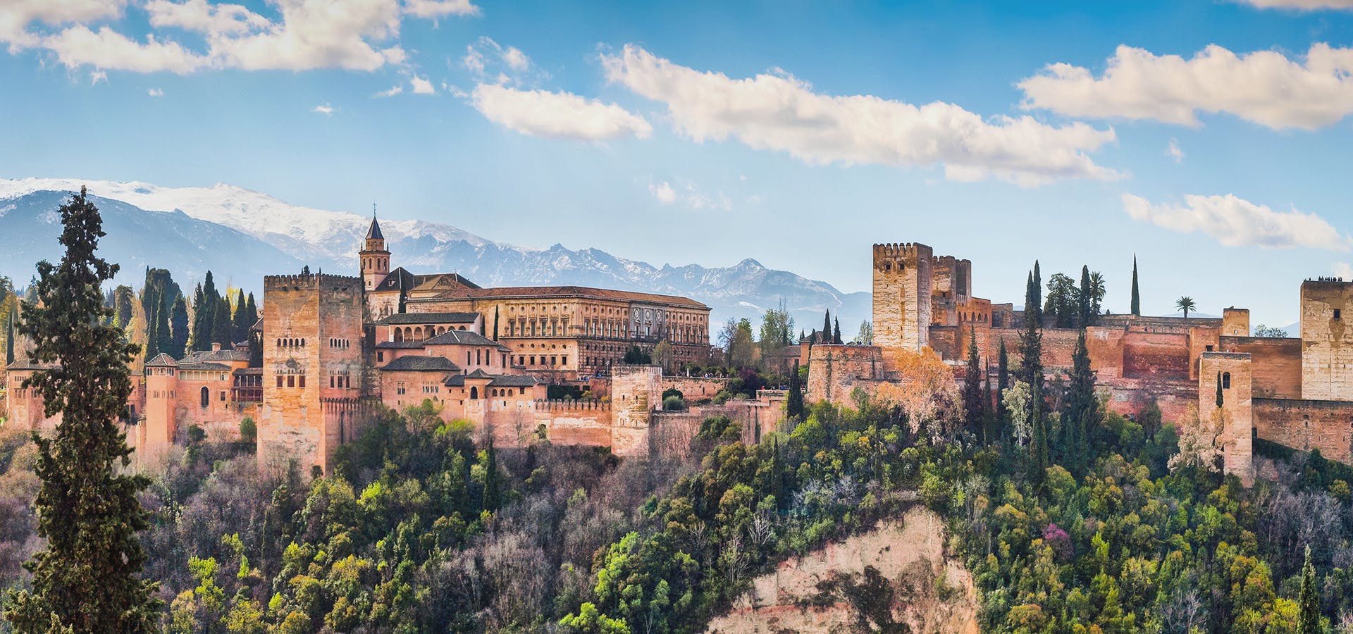 Tour with tickets included to the entire Alhambra (Palacios, Alcazaba, Generalife, Gardens)